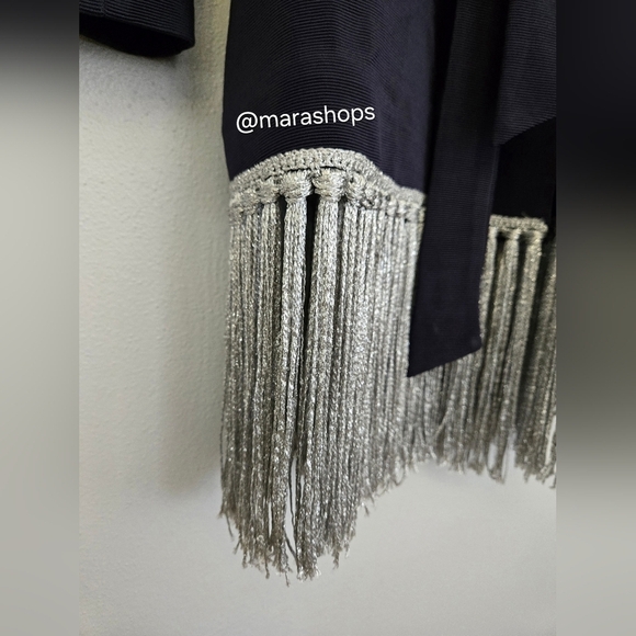 Valentina Shah Navy Blazer Fringe Dress - Picture 4 of 8